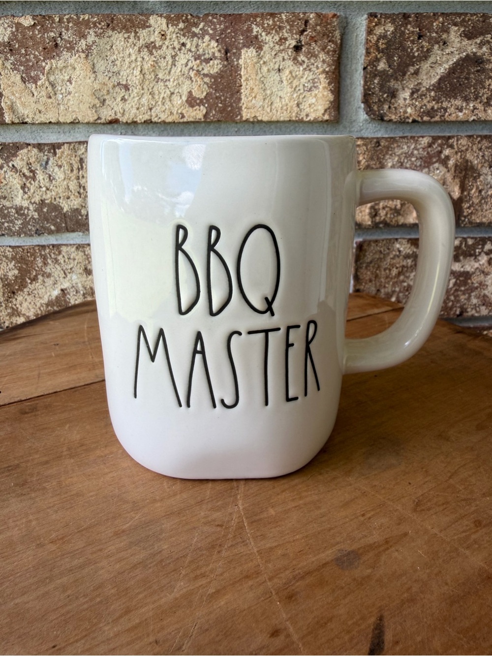 Rae Dunn "BBQ Master" Coffee Mug 16 Oz. Excellent Condition!